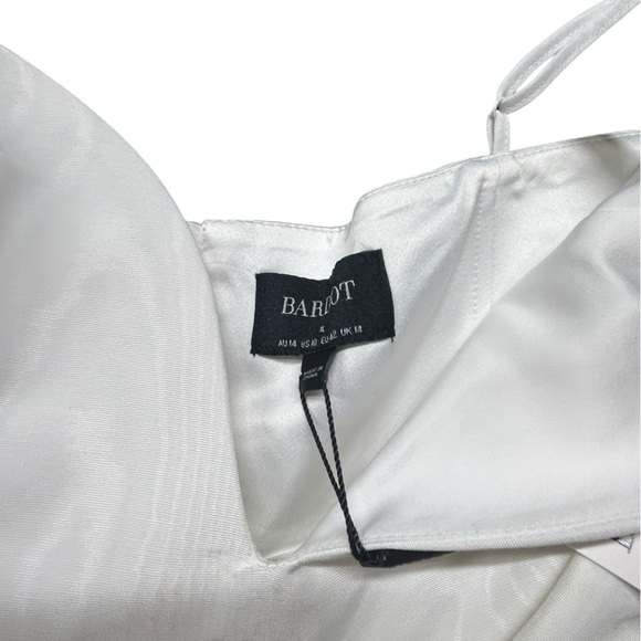 BARDOT Annabelle Bow Mini party bridal cocktail rehearsal dinner Dress 14 NWT - Picture 14 of 15